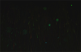 HTML5 Canvas点击页面烟花绽放特效